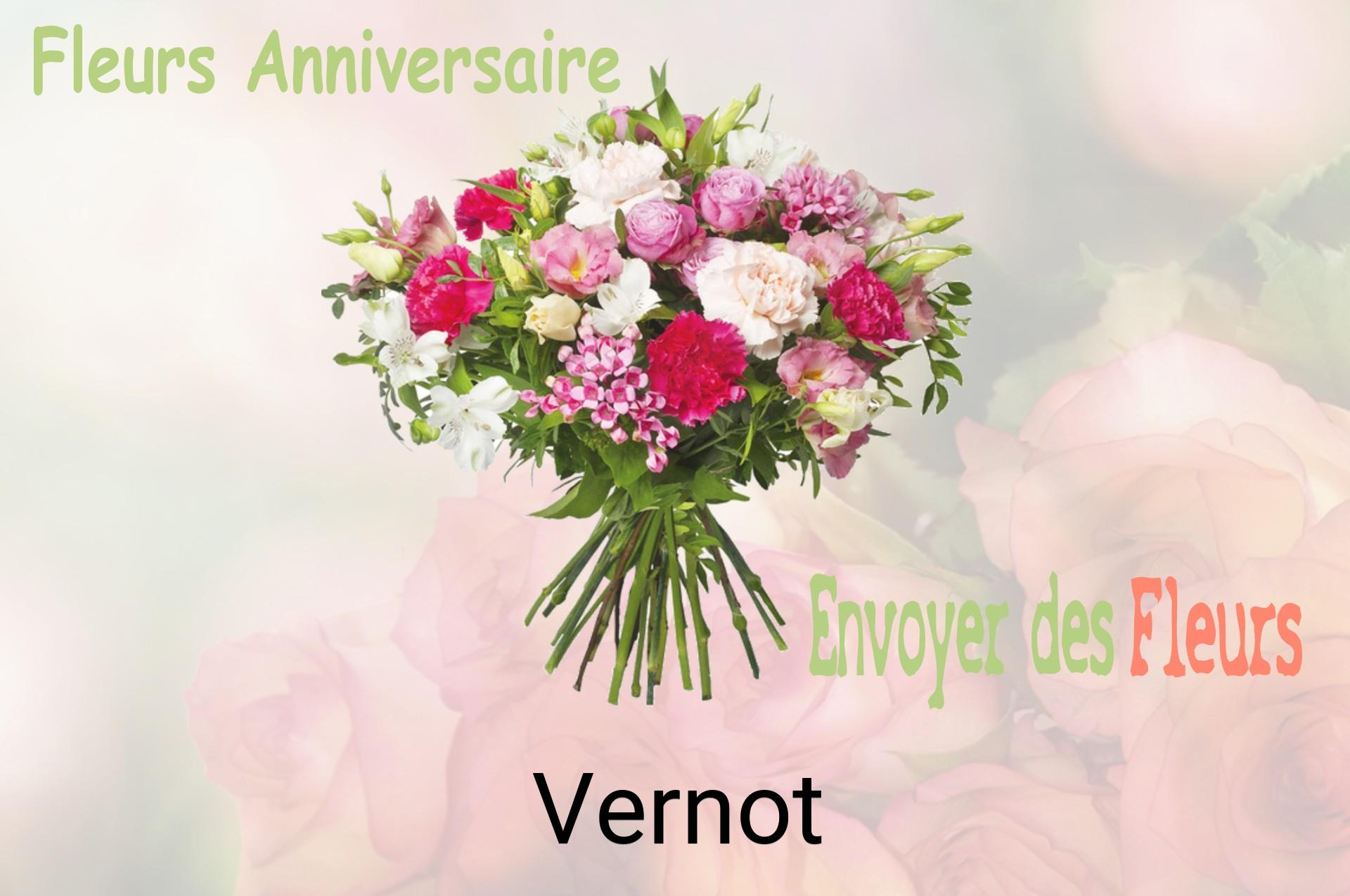 Bouquet de fleurs d’anniversaire livré à Vernot