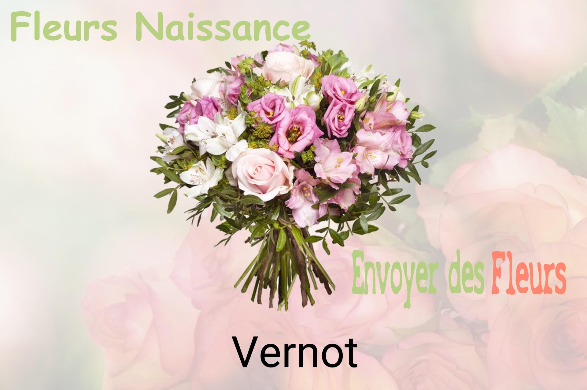 Bouquet de fleurs de naissance livré à Vernot